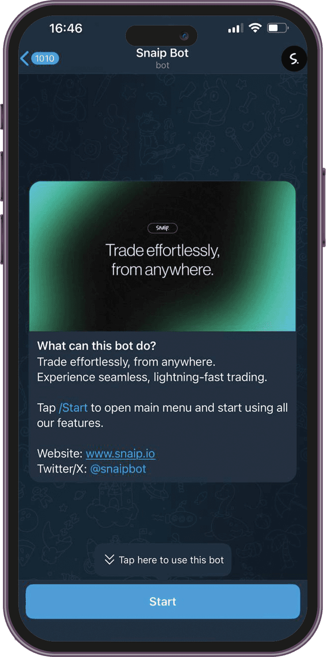 Telegram trading bot